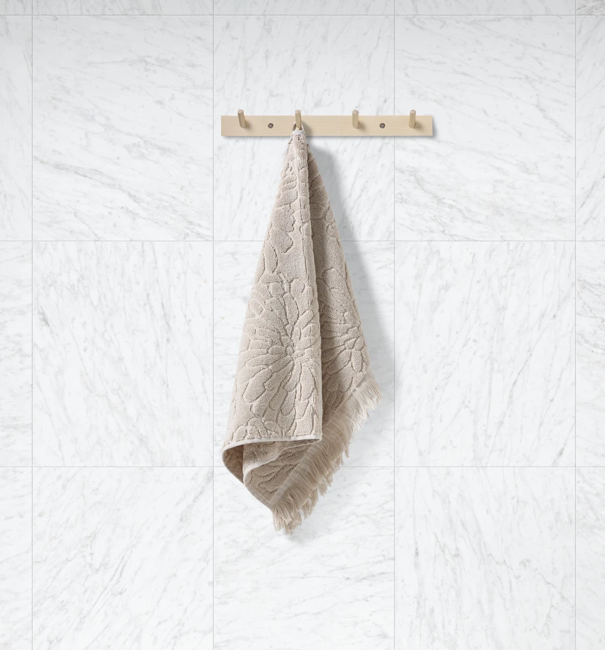 Agnes - Handduk, 50x70 cm - Beige