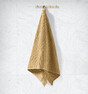 Agnes - Badhandduk, 70x140 cm - Gul