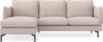 Madison Lux - 2-sits soffa med schäslong vänster - Beige