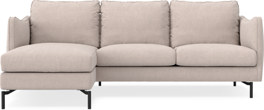 Madison Lux - 2-sits soffa med schäslong vänster - Beige