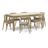 Ekerö - Matgrupp med 6 stolar Sixten - Beige