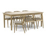 Ekerö - Matgrupp med 6 stolar Sixten - Beige