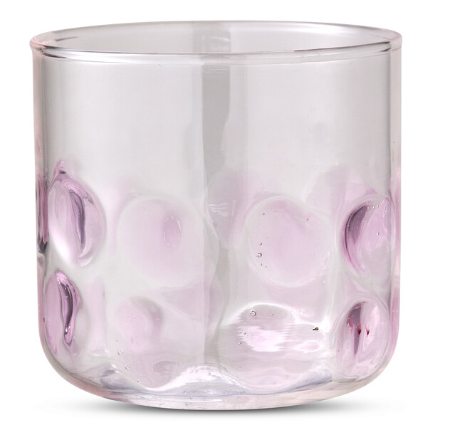 Dolly - Glas, H 8 Ø 8,5 cm, 35 cl - Rosa