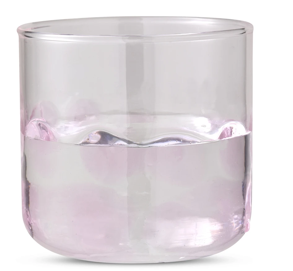 Dolly - Glas, H 8 Ø 8,5 cm, 35 cl - Rosa