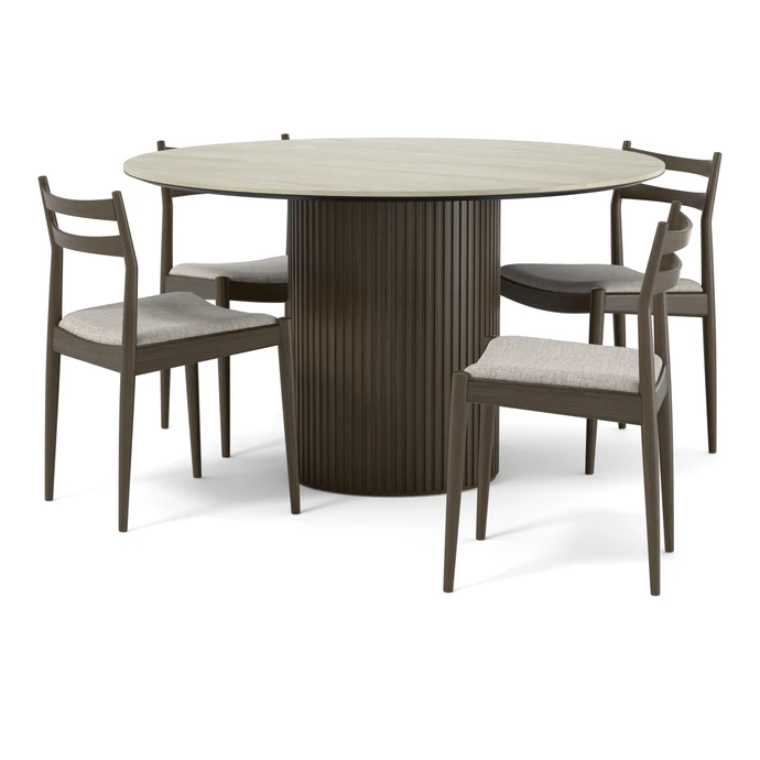 Astrid, Matgrupp med 4 stolar Ines