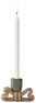 Bow - Ljusstake, H 9 B 6,4 L 13,5 cm - Grön