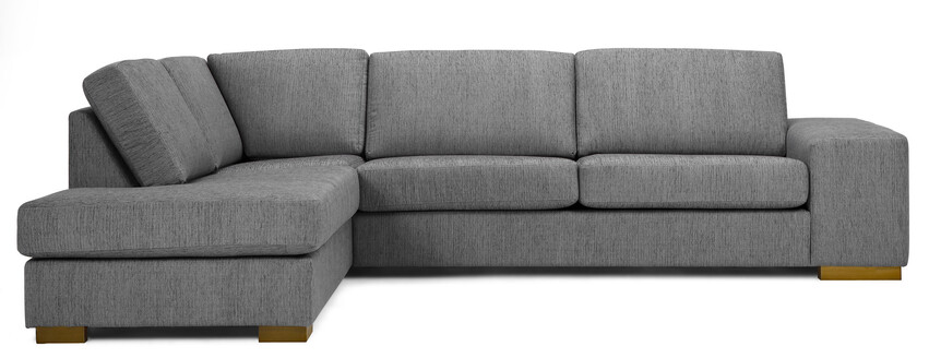Sit Down - 3-sits soffa med divan vänster - Grå