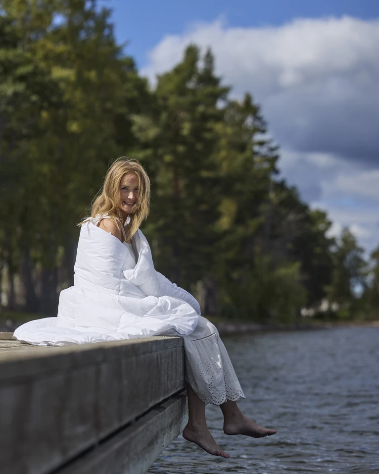 Sannäs, Fibertäcke, 150x210 cm, svalt