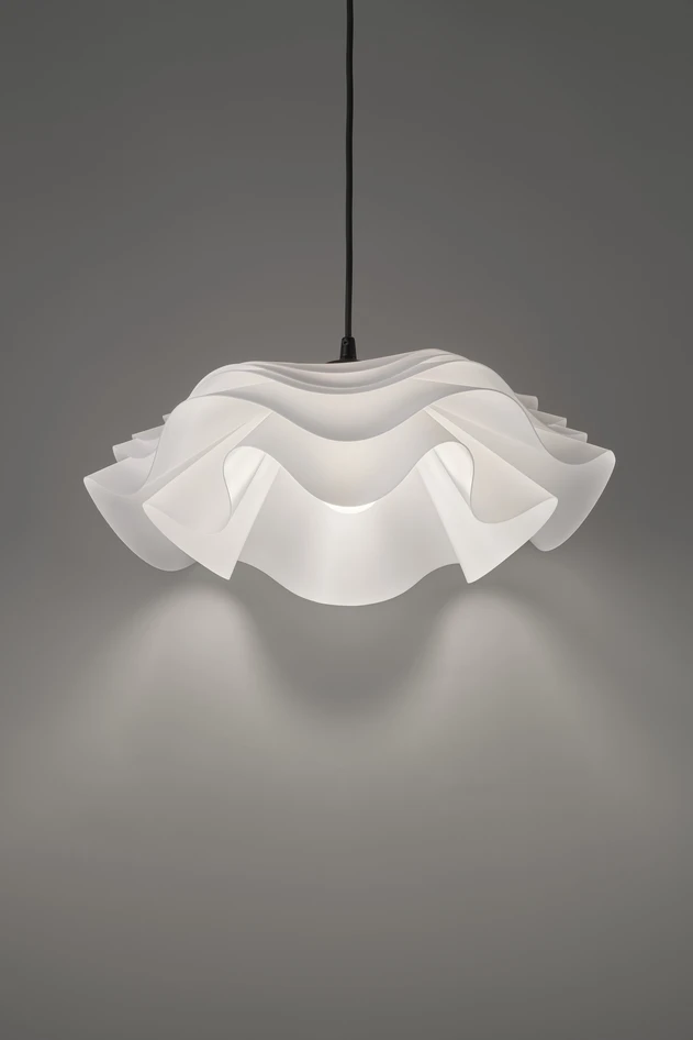 Jenna - Taklampa Ø47 H23 cm - Vit