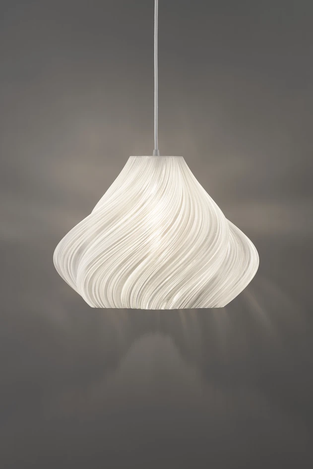 Isra - Taklampa D40 H28.5 cm - Vit