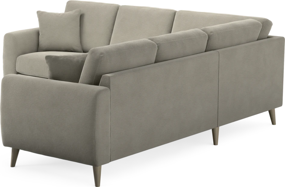 Eden - Hörnsoffa, 2+2-sits - Brun