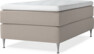 Delux Exclusive - Kontinentalsäng, enkelsäng 120 cm med bäddmadrass - Beige