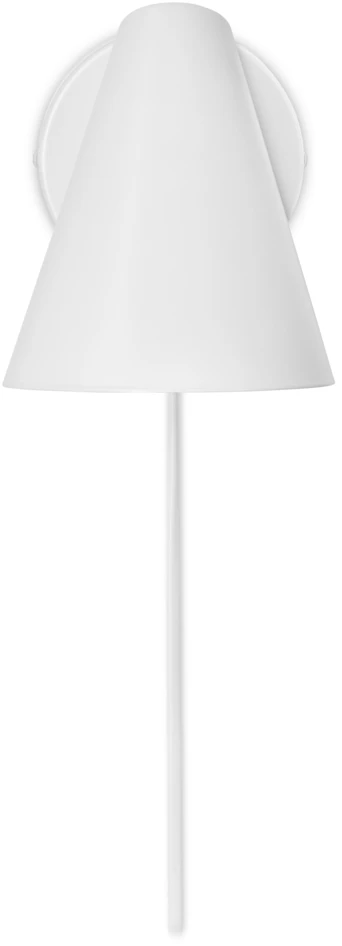 Valdemar - Vägglampa L21 B10 H13,5 cm - Vit