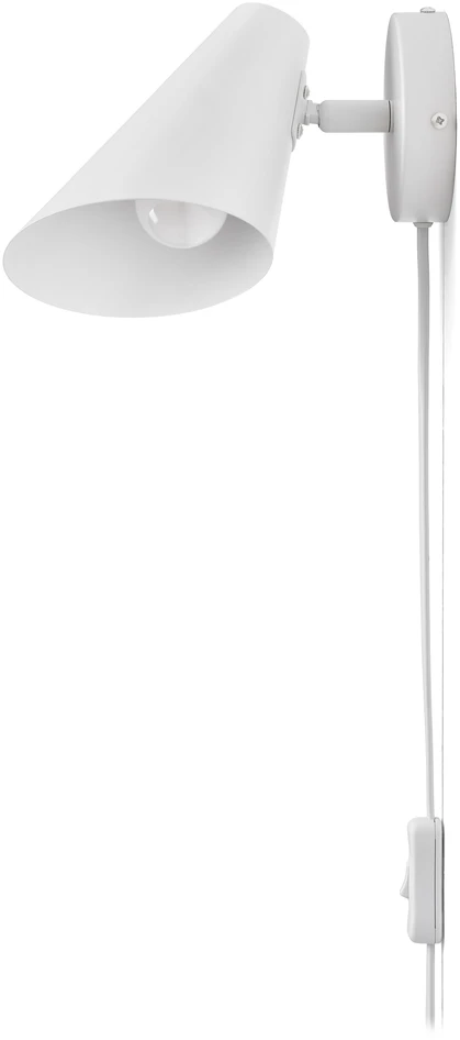 Valdemar - Vägglampa L21 B10 H13,5 cm - Vit