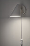 Valdemar - Vägglampa L21 B10 H13,5 cm - Vit