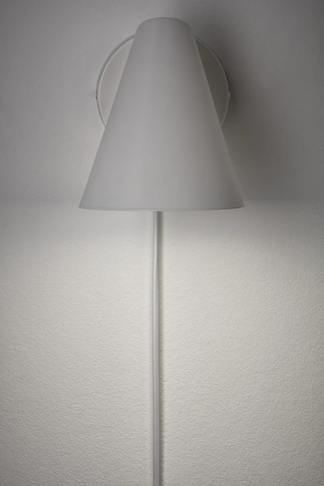 Valdemar - Vägglampa L21 B10 H13,5 cm - Vit