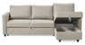 Skaftö - Bäddsoffa 3-sits med flyttbar schäslong - Beige
