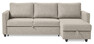 Skaftö - Bäddsoffa 3-sits med flyttbar schäslong - Beige