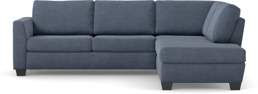 Friday - 2,5-sits soffa med divan höger - Blå