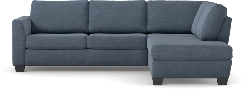 Friday - 2,5-sits soffa med divan höger - Blå