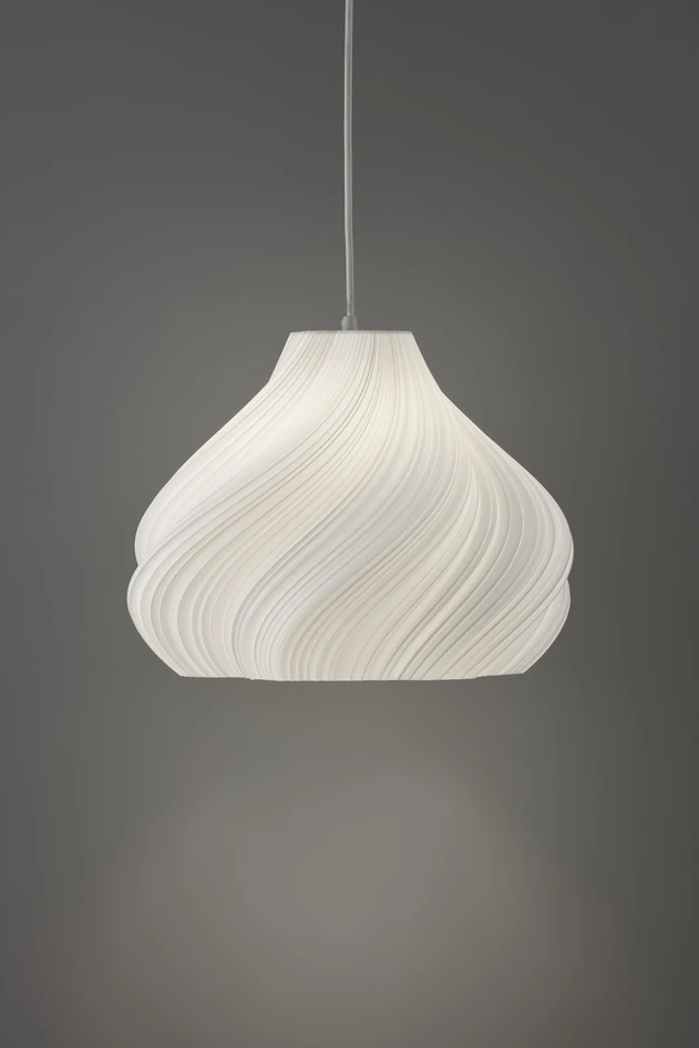Isra - Taklampa D40 H28.5 cm - Vit
