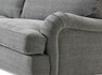 Oxford Delux - 3-sits soffa, fast klädsel - Grå