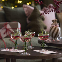 Julgran - Champagneglas Coupe, H 13,8 Ø 9 cm, 15 cl - inspiration