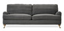 Oxford Delux - 3-sits soffa, fast klädsel - Grå