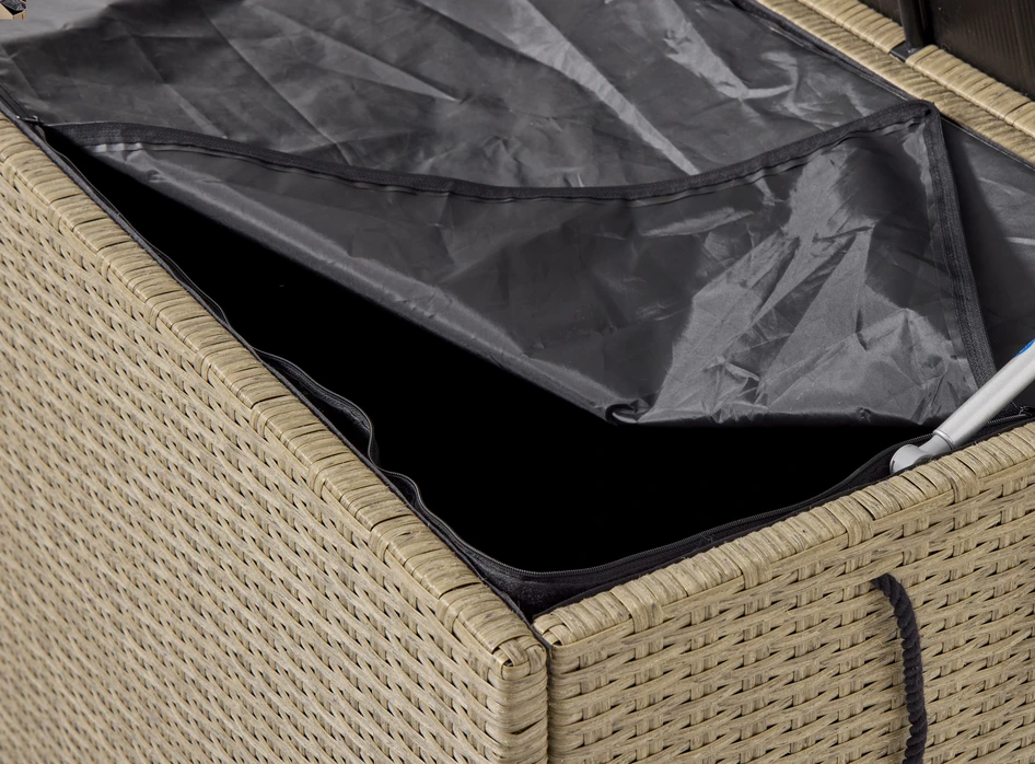 Box - Dynbox, B 117 cm - Beige