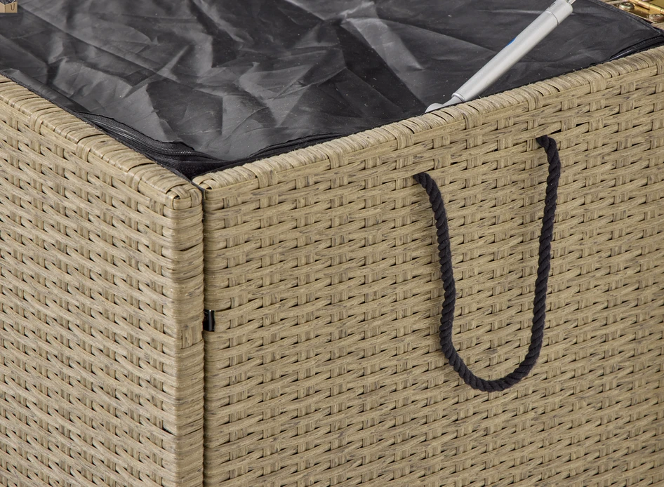 Box - Dynbox, B 117 cm - Beige