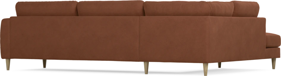 Bridge - 3-sits soffa med divan vänster - Orange