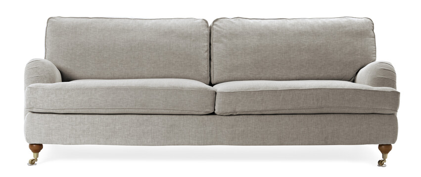 Oxford Delux - 3-sits soffa, fast klädsel - Beige