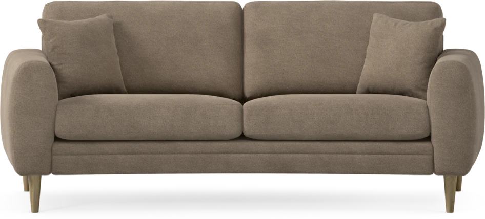 Eden - 2,5-sits soffa svängd - Brun