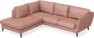 Madison - 2-sits soffa med divan vänster - Röd