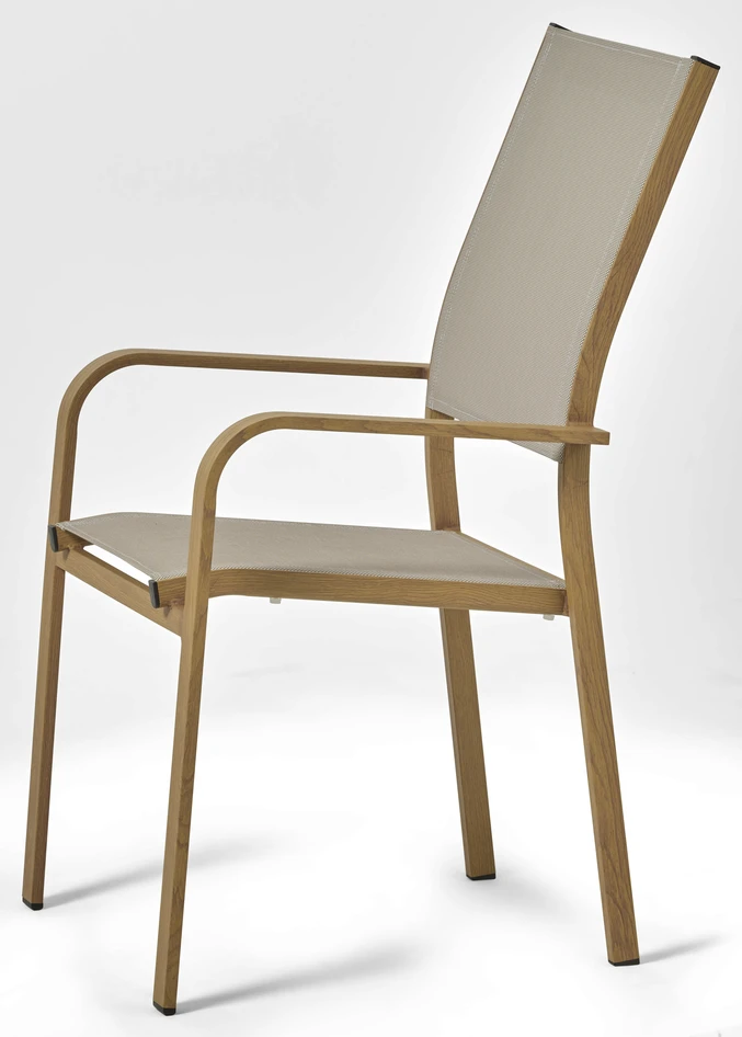 Monza - Utekarmstol - Beige