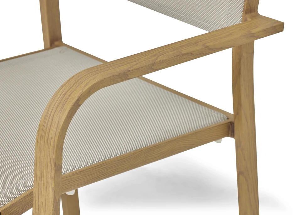 Monza - Utekarmstol - Beige