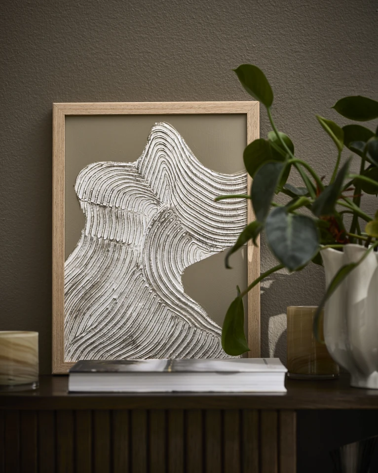 Raw Shape 3, Canvastavla, B 33 H 43 cm