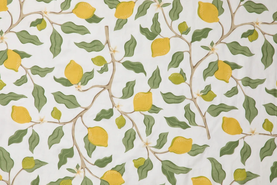 Citrus - Vattenavvisande duk, 140x250 cm - Gul