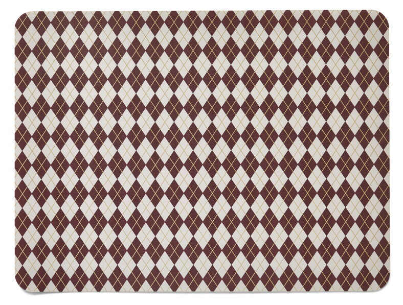 Harlequin - Tablett i plast, 30x40 cm - Röd