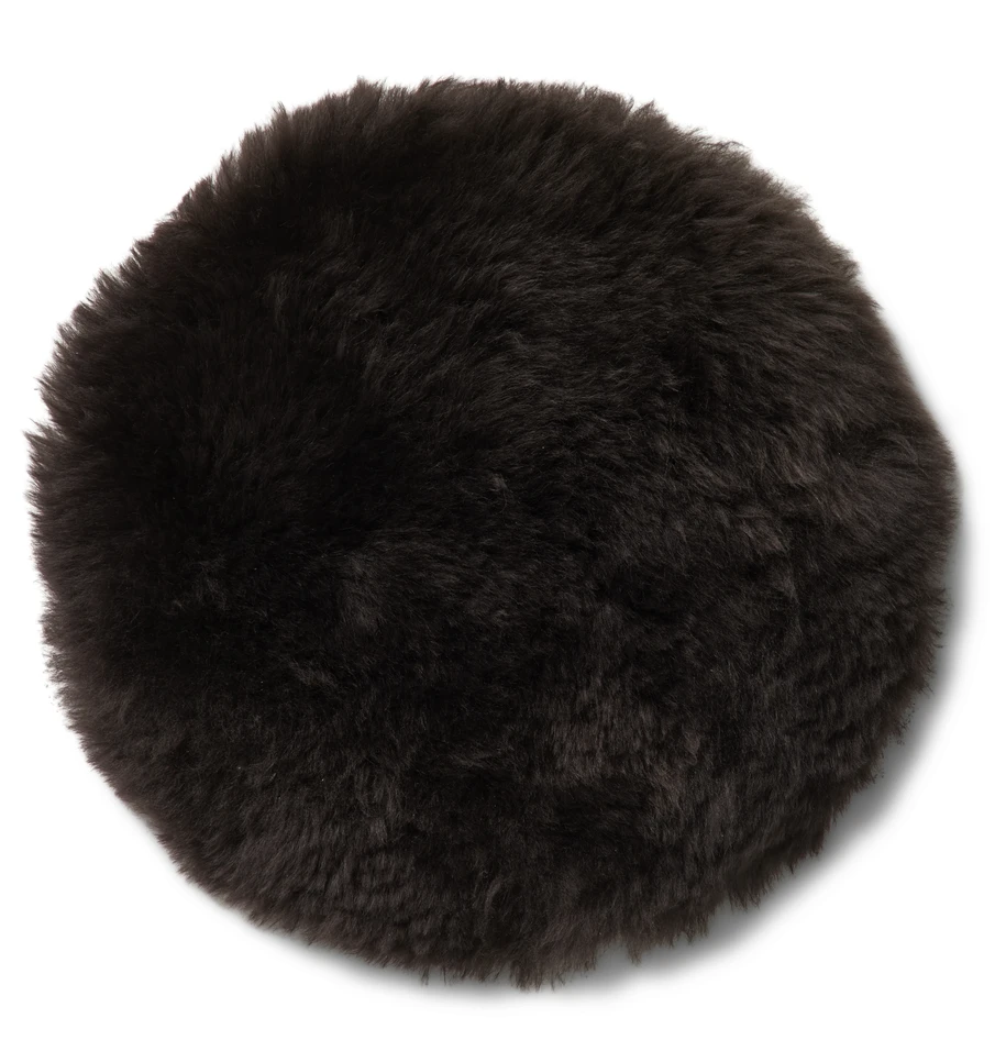 Andermatt - Stolsdyna, Ø34 cm  - Brun