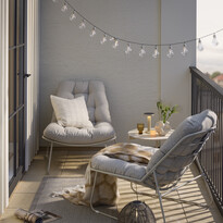 Kevin - Solcellsbelysning H22 Ø13 cm - inspiration