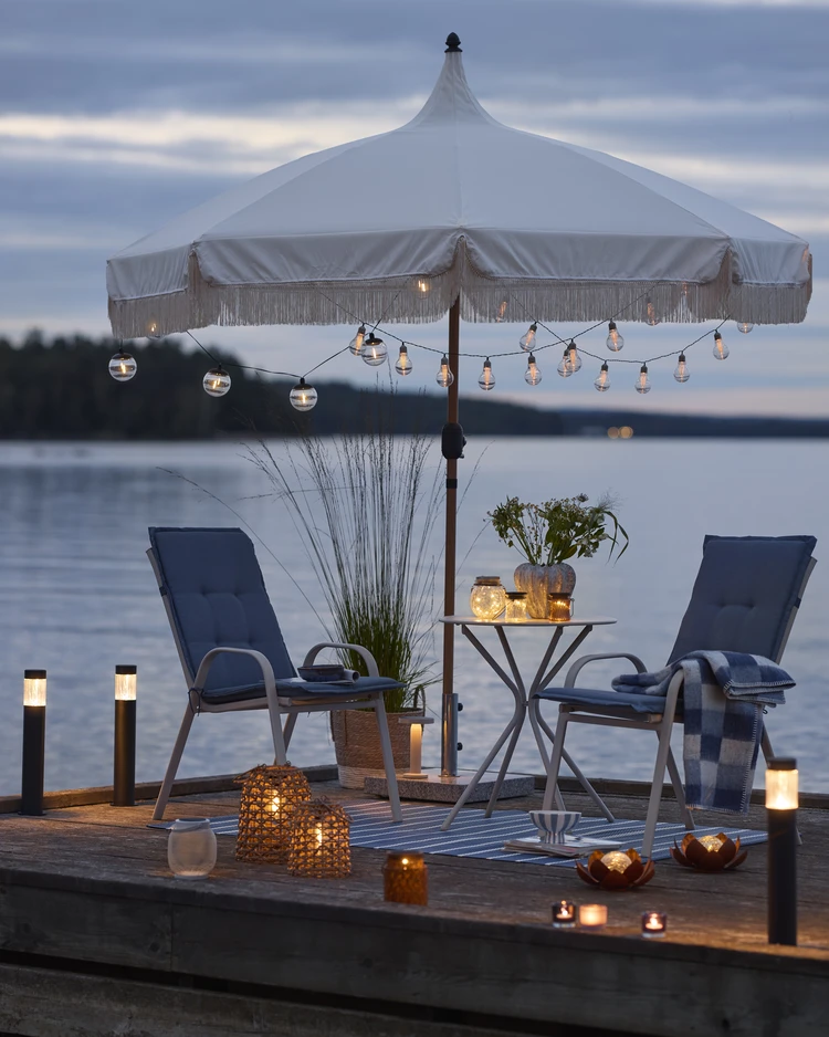 Lutea - Solcellsbelysning, H14 Ø19 cm - inspiration