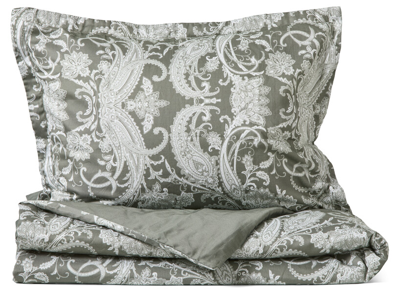 Marigold - Påslakanset i bomullssatin - Grön