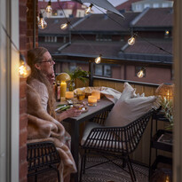 Village/Forza - Utegrupp med bord och 2 karmstolar - inspiration