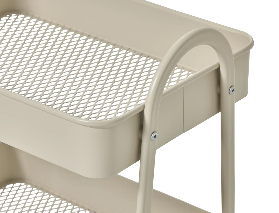 Rollo - Rullvagn med 3 hyllplan, utomhuslack - Beige