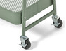 Rollo - Rullvagn med 3 hyllplan, utomhuslack - Grön