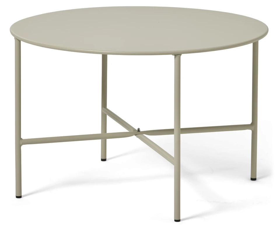Tofta - Utesoffbord, Ø 70 cm - Beige