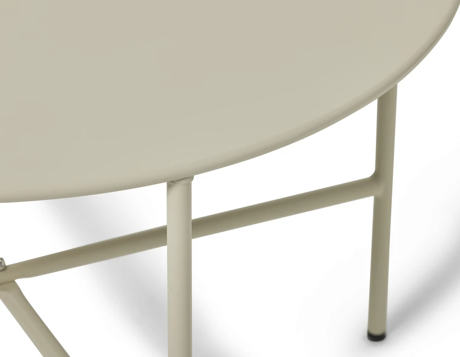 Tofta - Utesoffbord, Ø 70 cm - Beige