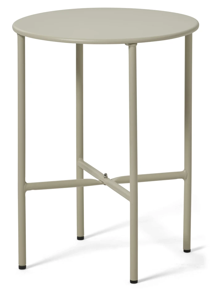 Tofta - Utesoffbord, Ø 40 cm - Beige