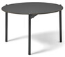 Domino - Utesoffbord, Ø 60 H 38 cm - Svart
